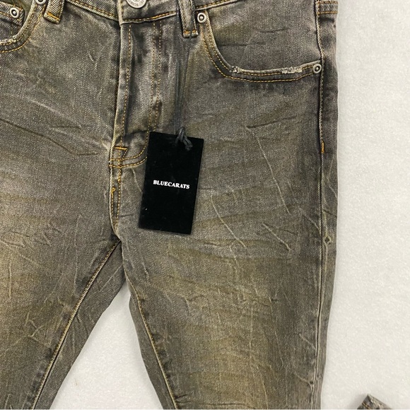 NEW Blue Carats Grey Jeans 29 - Picture 2 of 10